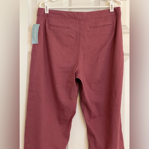 Coldwater Creek Linen Pants Size 14P - Picture 2 of 7